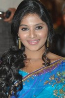 Anjali Saree Photos at SVSC